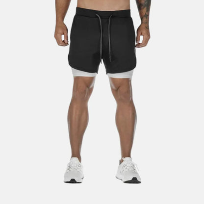 ActiveRun™ – 2-in-1 Träningsshorts för ostörd träning utan studsande mobil